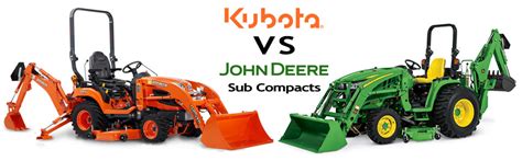 kubota vs john deere mini